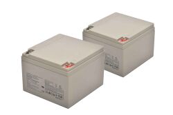 12V 26Ah Deep Cycle KURU Akü 2 adet 