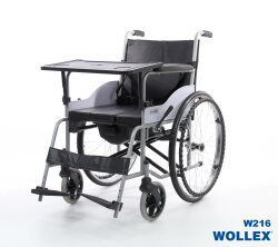 W216 Klozetli Manuel Tekerlekli Sandalye - 1