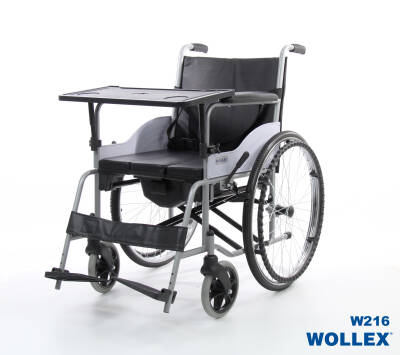 W216 Klozetli Manuel Tekerlekli Sandalye - 1